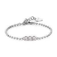Armband Sagapo Dame in Stahl SDZ23